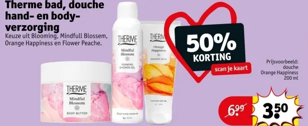Aanbieding: Therme bad, douche hand- en body-verzorging