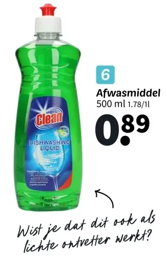 Aanbieding: Afwasmiddel