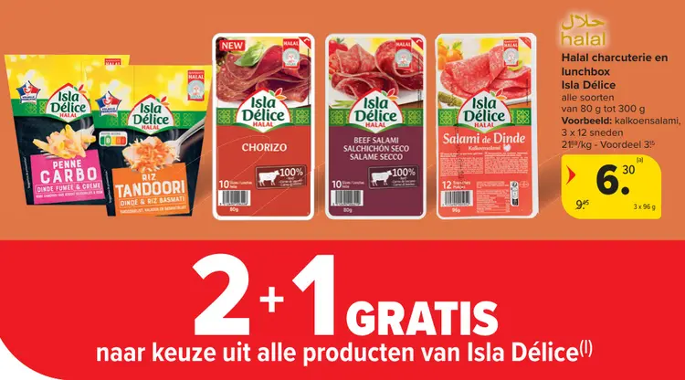 Promotie: Halal charcuterie en lunchbox