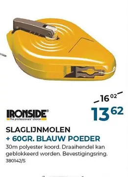 Aanbieding: SLAGLIJNMOLEN + 60GR. BLAUW POEDER