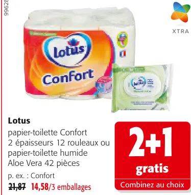 Offre: Papier-toilette Confort