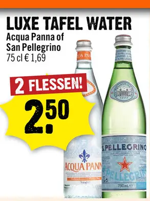 Aanbieding: Luxe Tafel Water