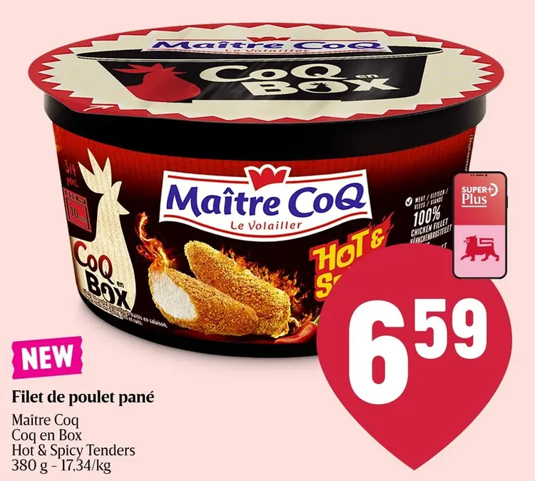 Offre: Filet de poulet pané