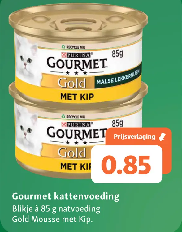 Aanbieding: Gourmet kattenvoeding