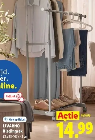 Aanbieding: Kledingrek