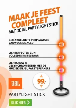Aanbieding: JBL PartyLight Stick