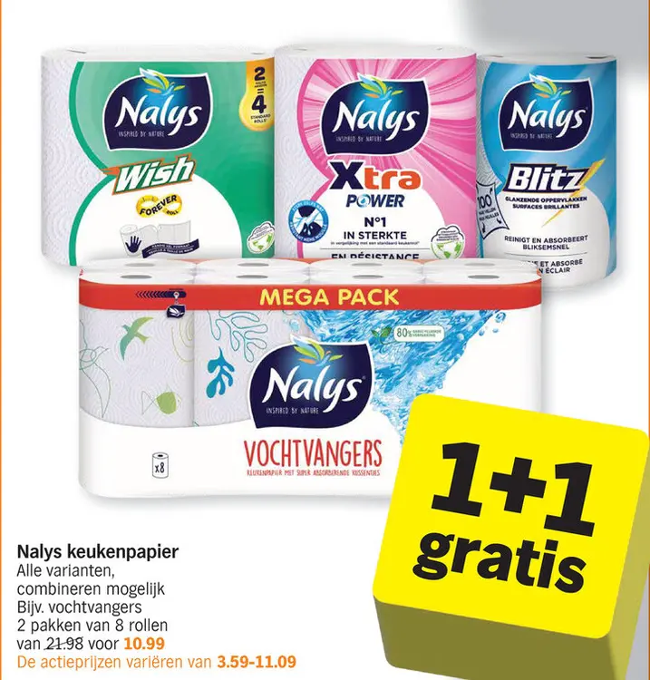 Promotie: Nalys keukenpapier