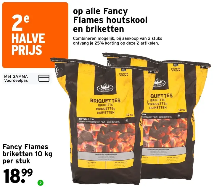 Aanbieding: Alle Fancy Flames houtskool en briketten
