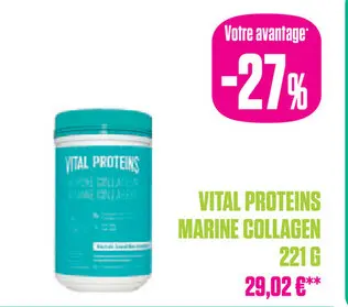 Offre: Vital Proteins Marine Collagen 221g