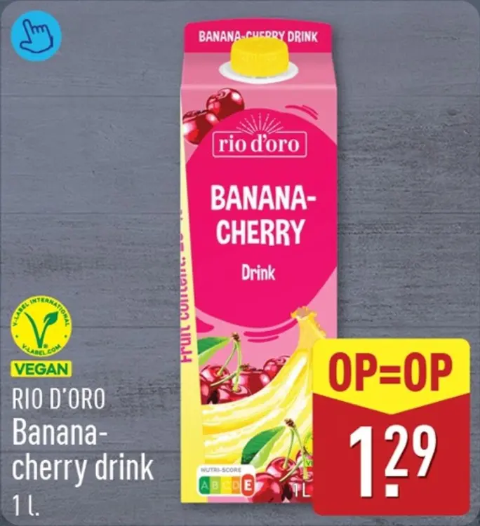 Aanbieding: Banana-cherry drink