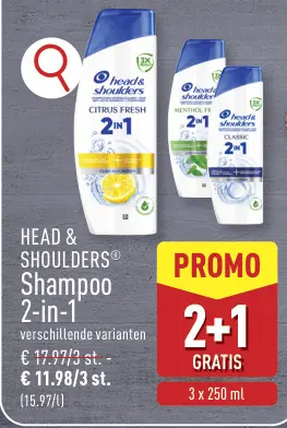 Promotie: Shampoo 2-in-1