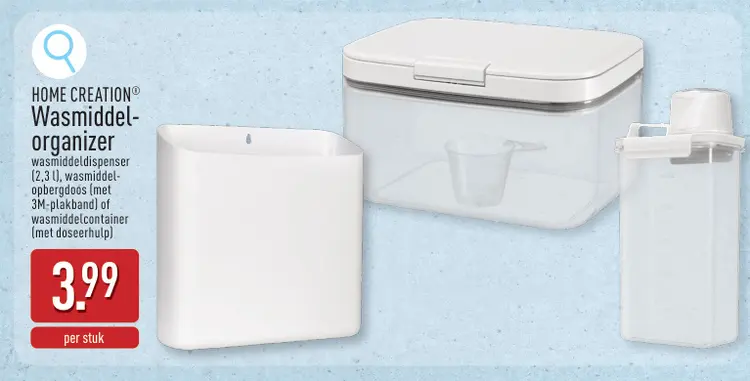 Promotie: Organisateur de produits de lessive