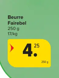 Offre: Beurre