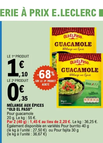 Offre: Mélange aux épices