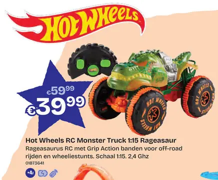 Aanbieding: RC Monster Truck 1:15 Ragesaur