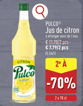 Offre: Jus de citron