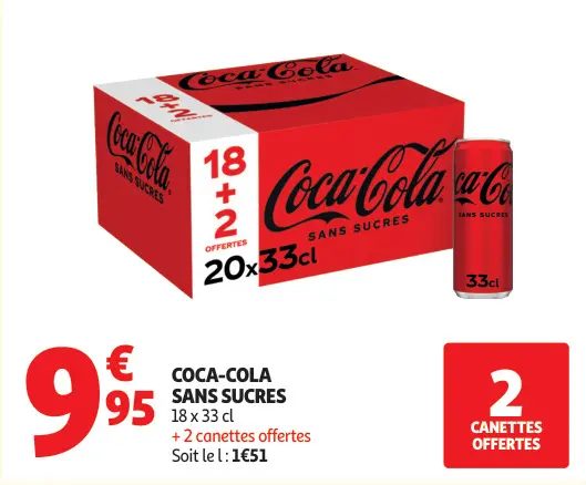 Promotie: Coca-cola sans sucres