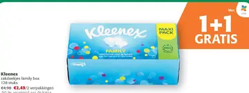 Aanbieding: Kleenex zakdoekjes family box