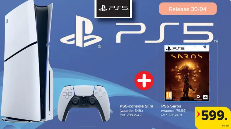Promotie: PS5-console Slim + PS5 Saros