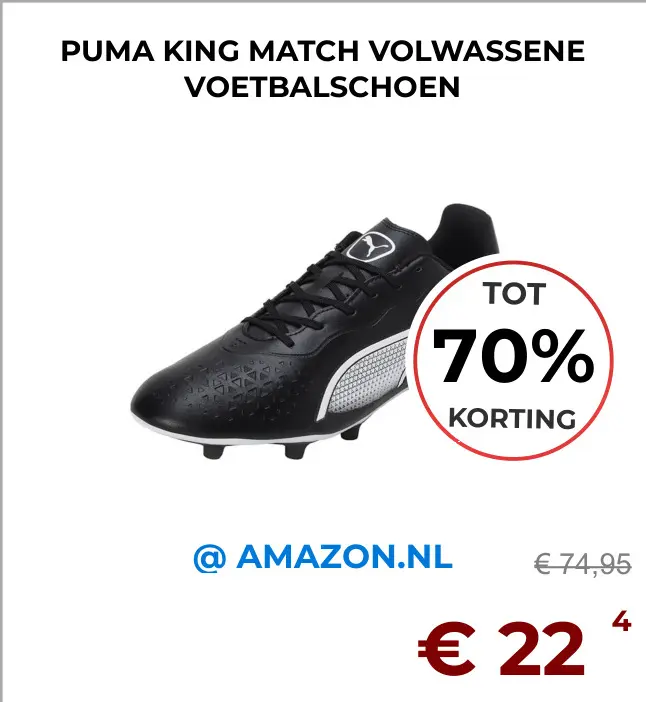 Aanbieding: Puma king match volwassene voetbalschoen