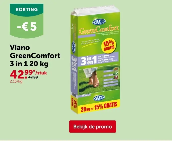 Promotie: GreenComfort 3 in 1
