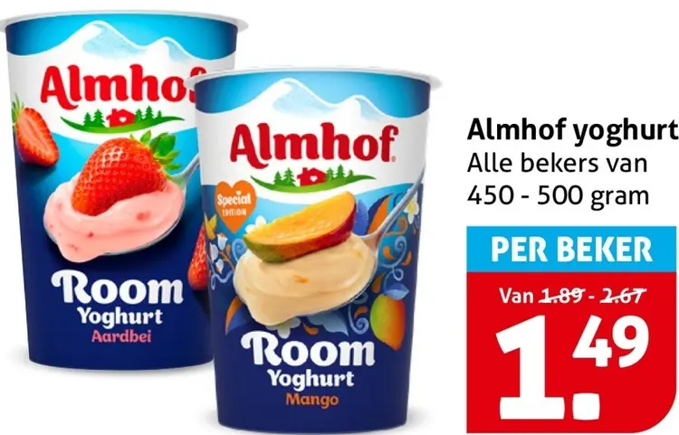 Aanbieding: Yoghurt