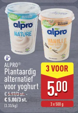 Aanbieding: Plantaardig alternatief voor yoghurt