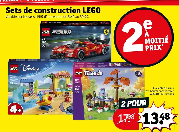 Offre: Sets de construction LEGO