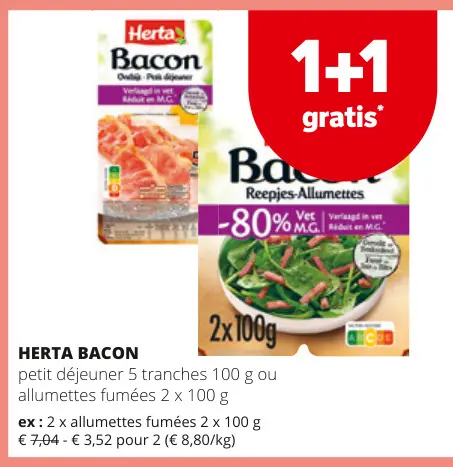 Offre: Herta bacon