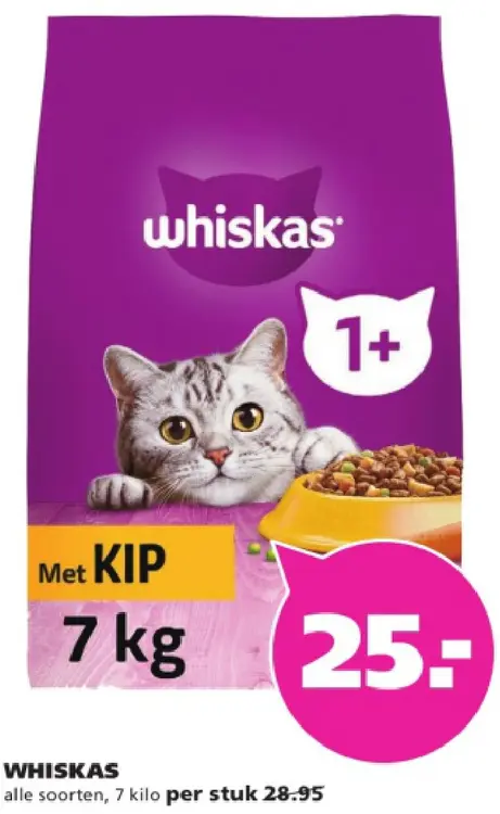 Aanbieding: Whiskas alle soorten