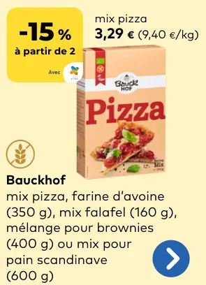 Offre: Bauckhof mix pizza