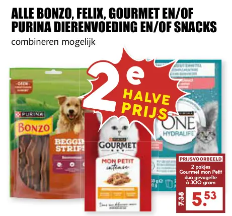 Aanbieding: Dierenvoeding en snacks