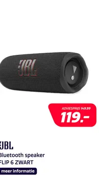 Aanbieding: JBL FLIP 6 ZWART