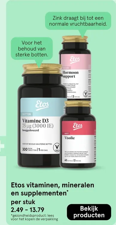 Aanbieding: Vitaminen, mineralen en supplementen