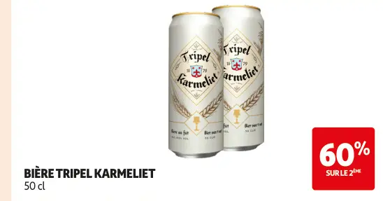 Offre: Bière tripel Karmeliet