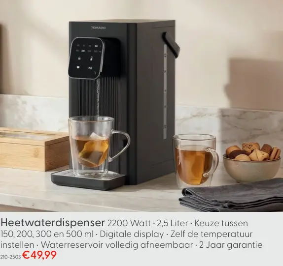 Aanbieding: Heetwaterdispenser