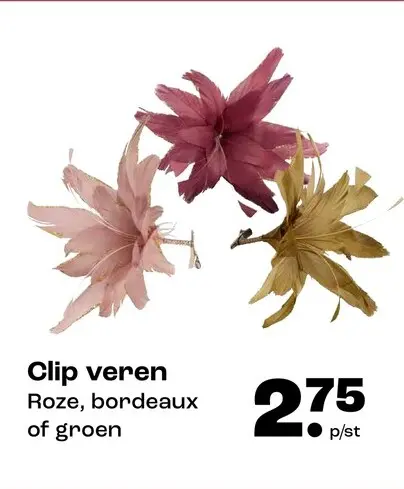 Promotie: Clip veren