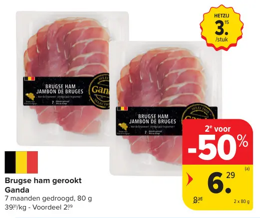 Promotie: Brugse ham gerookt