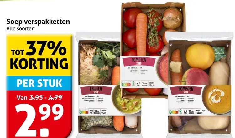 Aanbieding: Soep verspakketten
