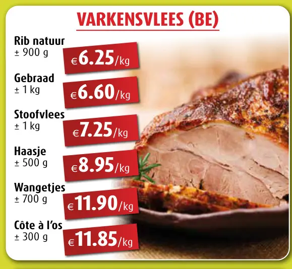 Promotie: Varkensvlees (be)