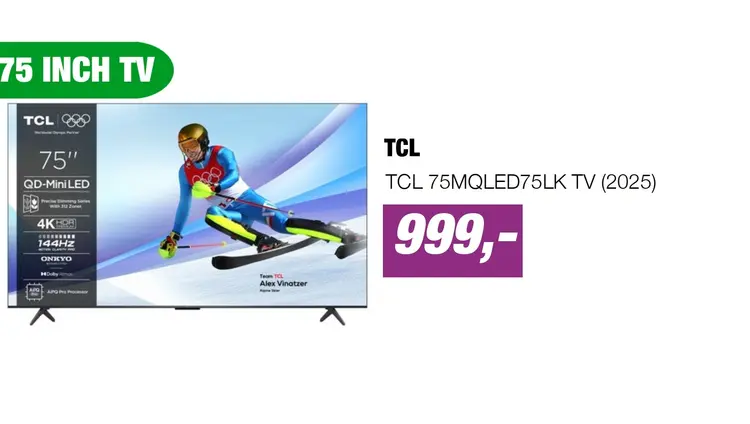 Aanbieding: TCL 75MQLED75LK TV (2025)