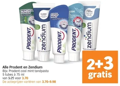 Aanbieding: Prodent en Zendium