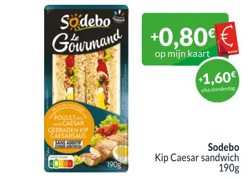 Promotie: Kip Caesar sandwich
