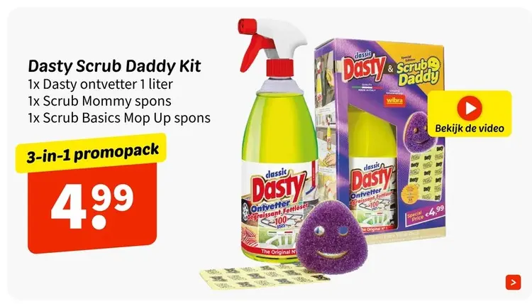 Promotie: Scrub Daddy Kit