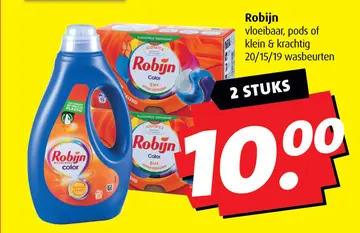 Aanbieding: Robijn vloeibaar, pods of klein & krachtig