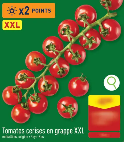 Offre: Tomates cerises en grappe XXL