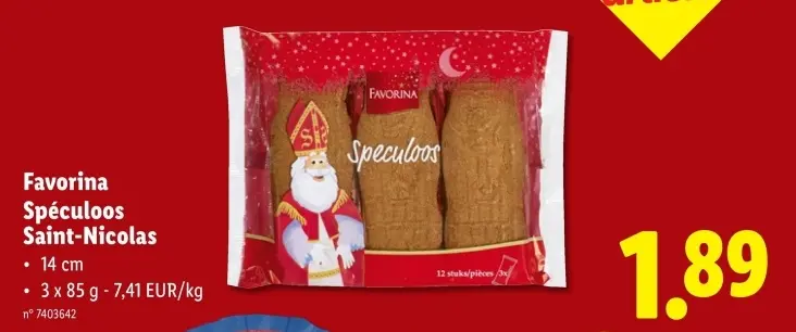Offre: Favorina Spéculoos Saint-Nicolas