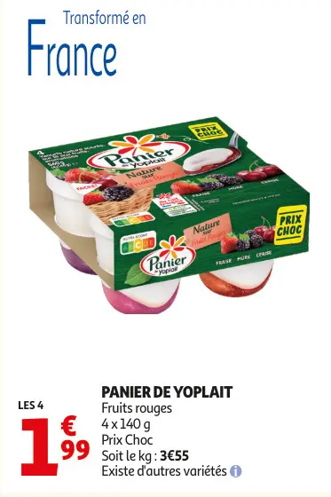 Aanbieding: Panier de Yoplait
