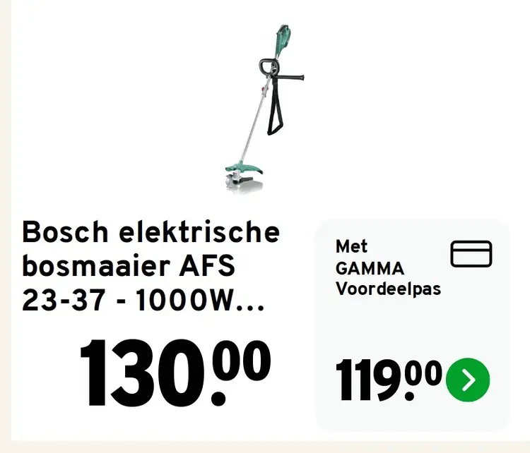 Aanbieding: Elektrische bosmaaier AFS