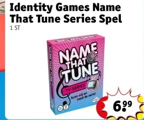 Aanbieding: Identity Games Name That Tune Series Spel